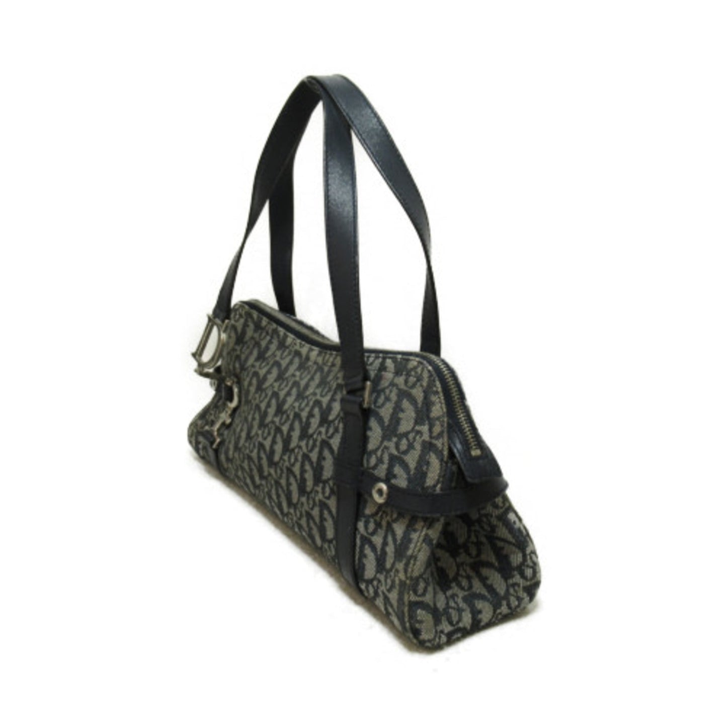 Dior trotter handbag Navy Khaki canvas