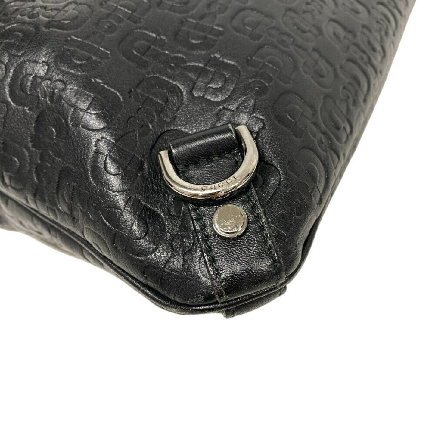 Gucci Abbey Black Leather Shoulder Bag