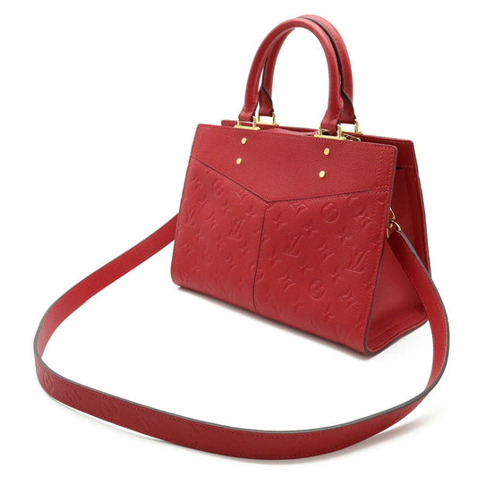 LOUIS VUITTON Monogram Empreinte Three PM Handbag Shoulder Bag Threes M54193