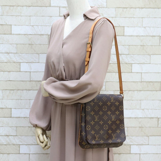 LOUIS VUITTON Shoulder Bag Monogram Musette Salsa M51258 Brown Women's Canvas