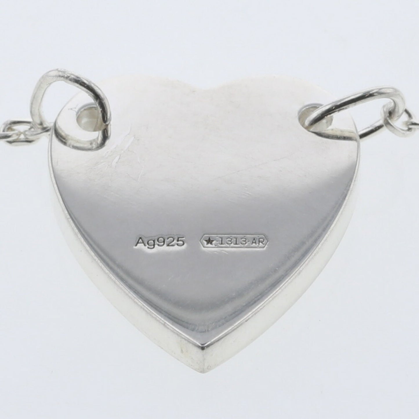 Gucci Bracelet Trademark Heart Pendant Silver 925 Ladies GUCCI
