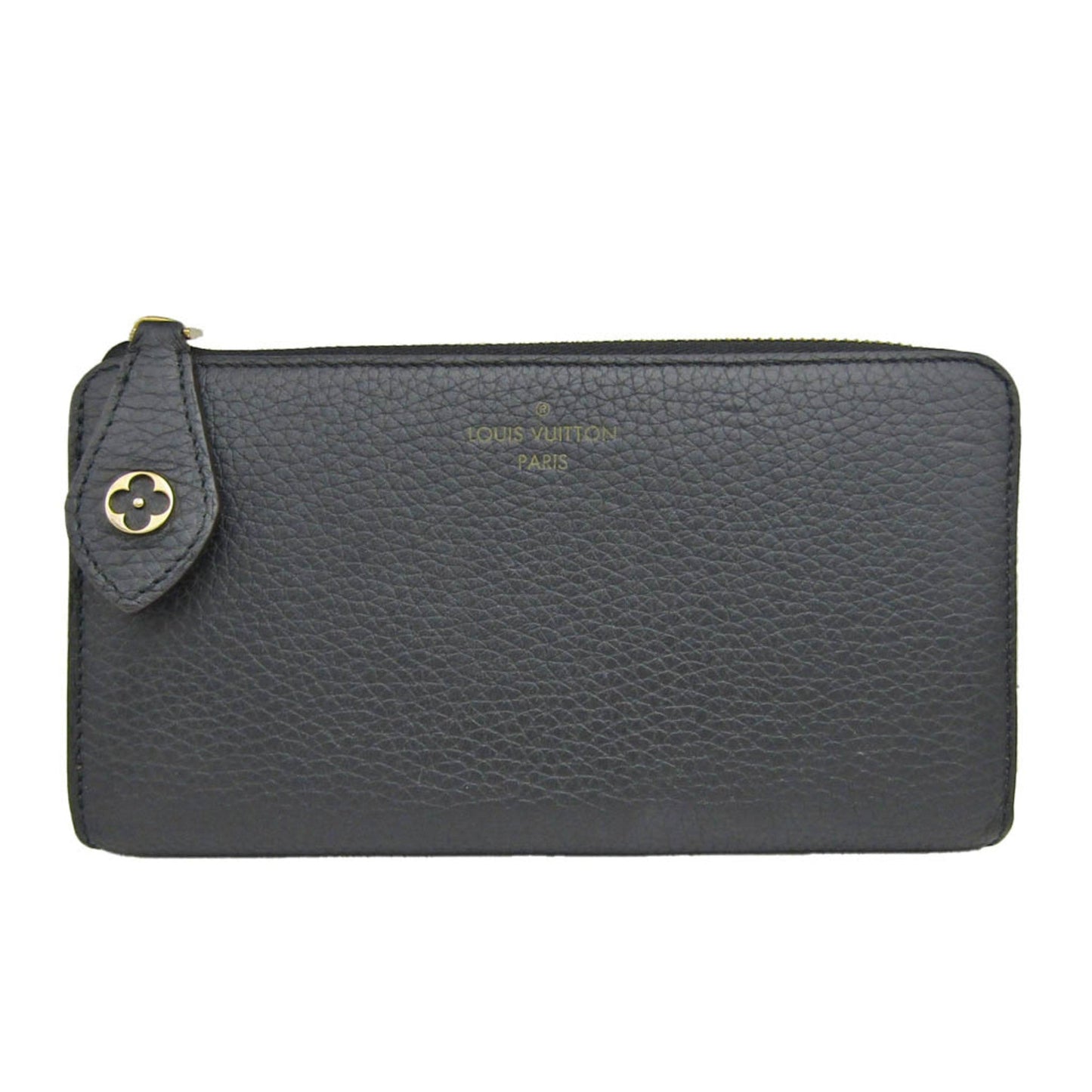 LOUIS VUITTON Taurillon Comete Wallet M63102 Women's Taurillon Leather Long Wallet [bi-fold] Noir