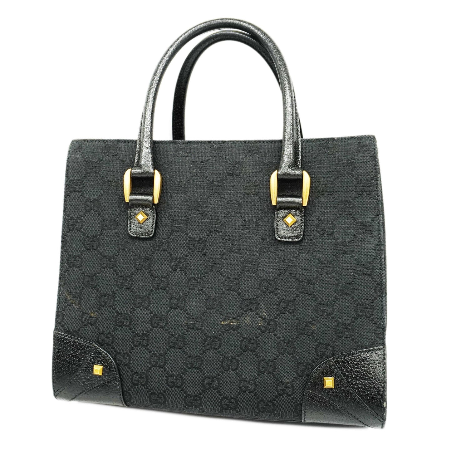 GUCCI  GG Canvas Handbag 120895 Women's Black
