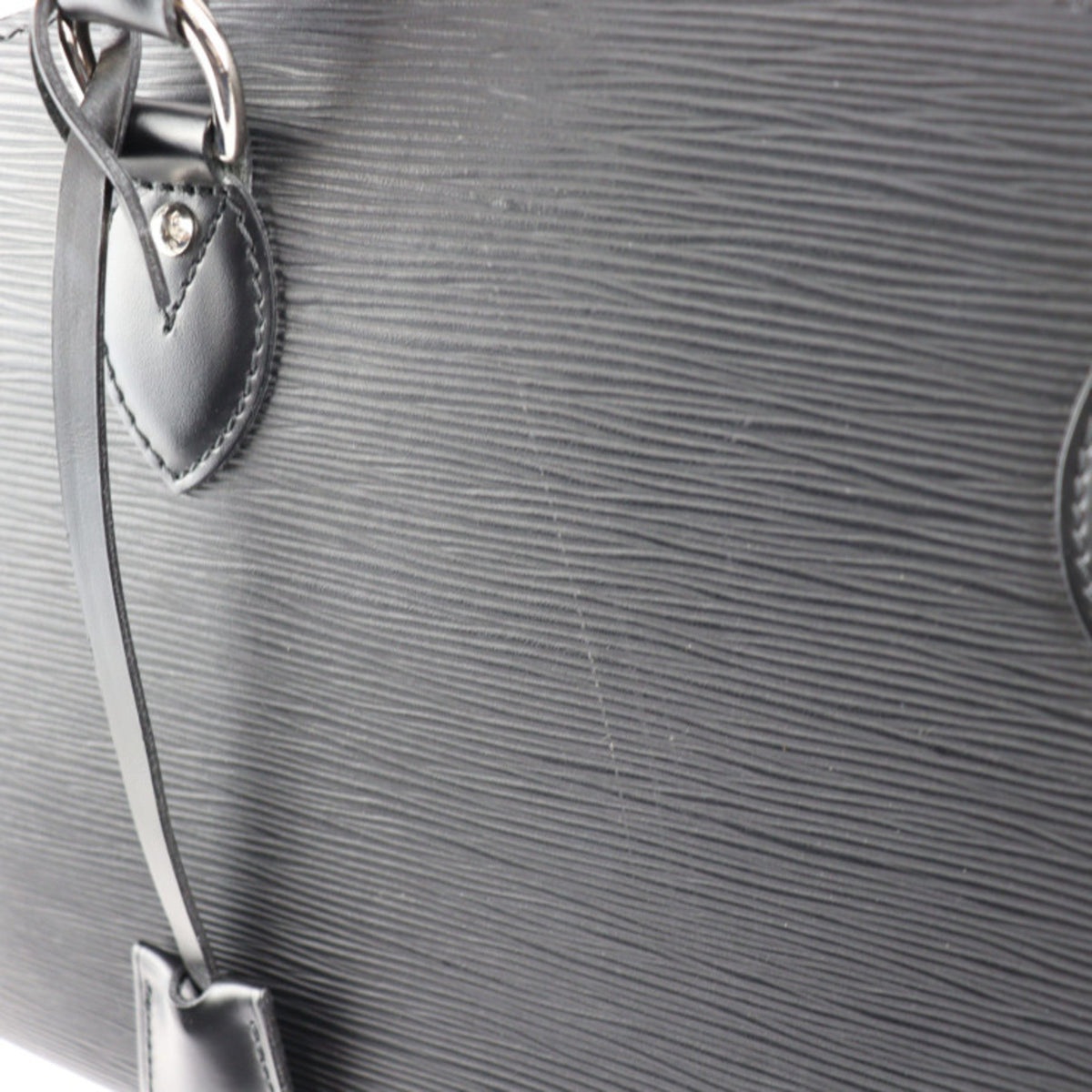 LOUIS VUITTON Pont Neuf PM Handbag M59072 Epi Leather Noir Black Silver Hardware Vuitton