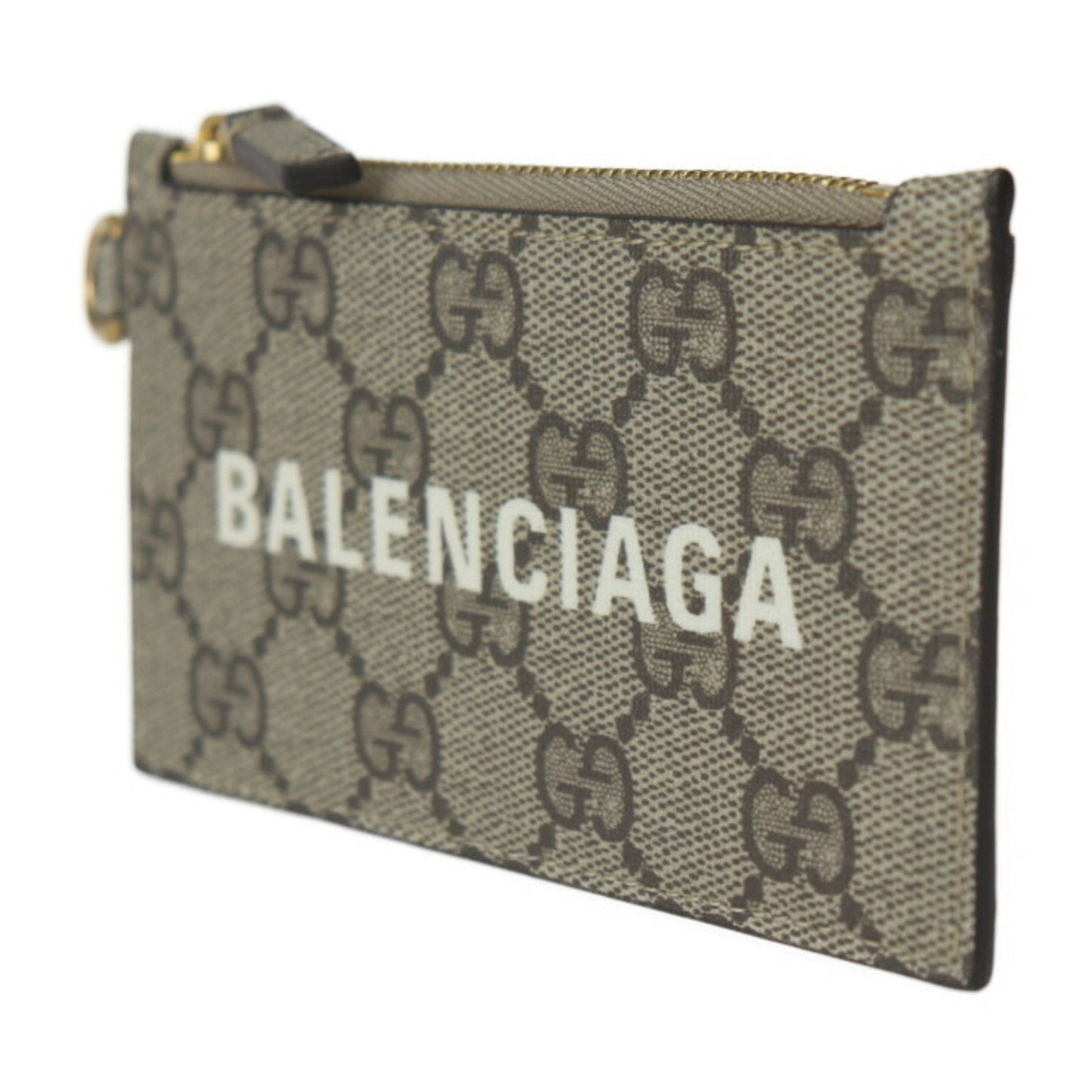 Gucci Beige Brown Gg Supreme Canvas Coin Purse/Coin Case