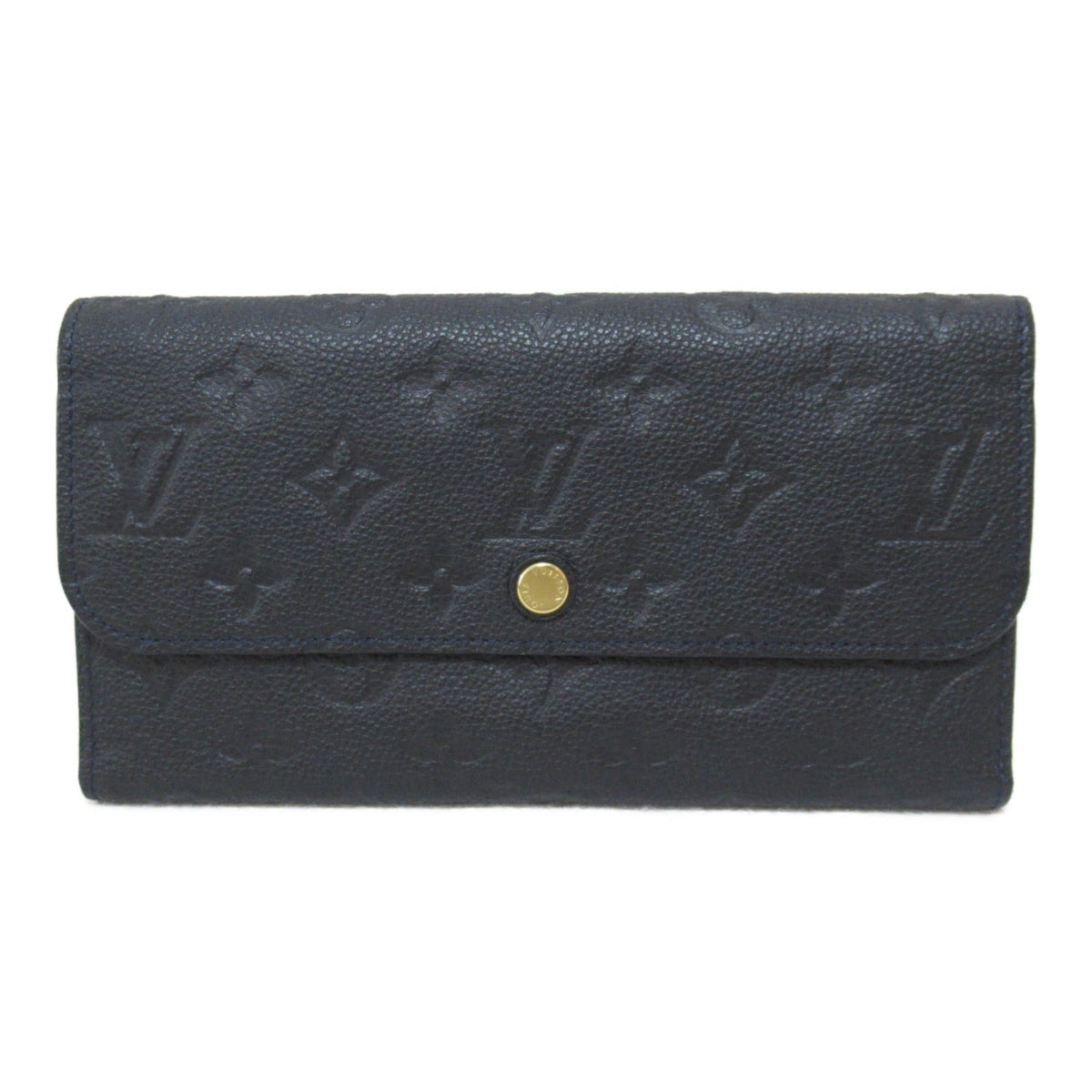 LOUIS VUITTON Portefeiulle Virtuos Navy Infini Monogram empreinte leather M60258