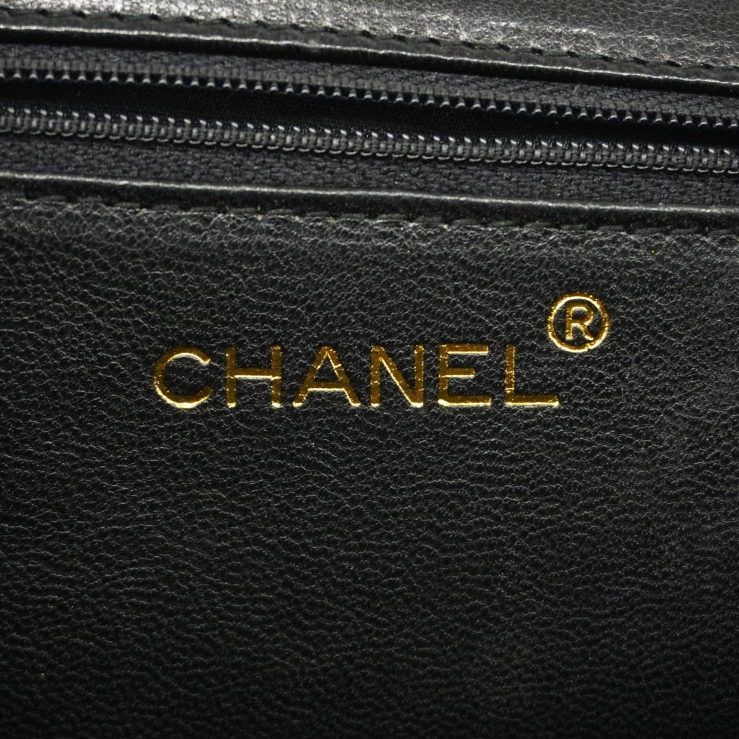 Chanel Shoulder Bag Matelasse Chain Lambskin Black Women's