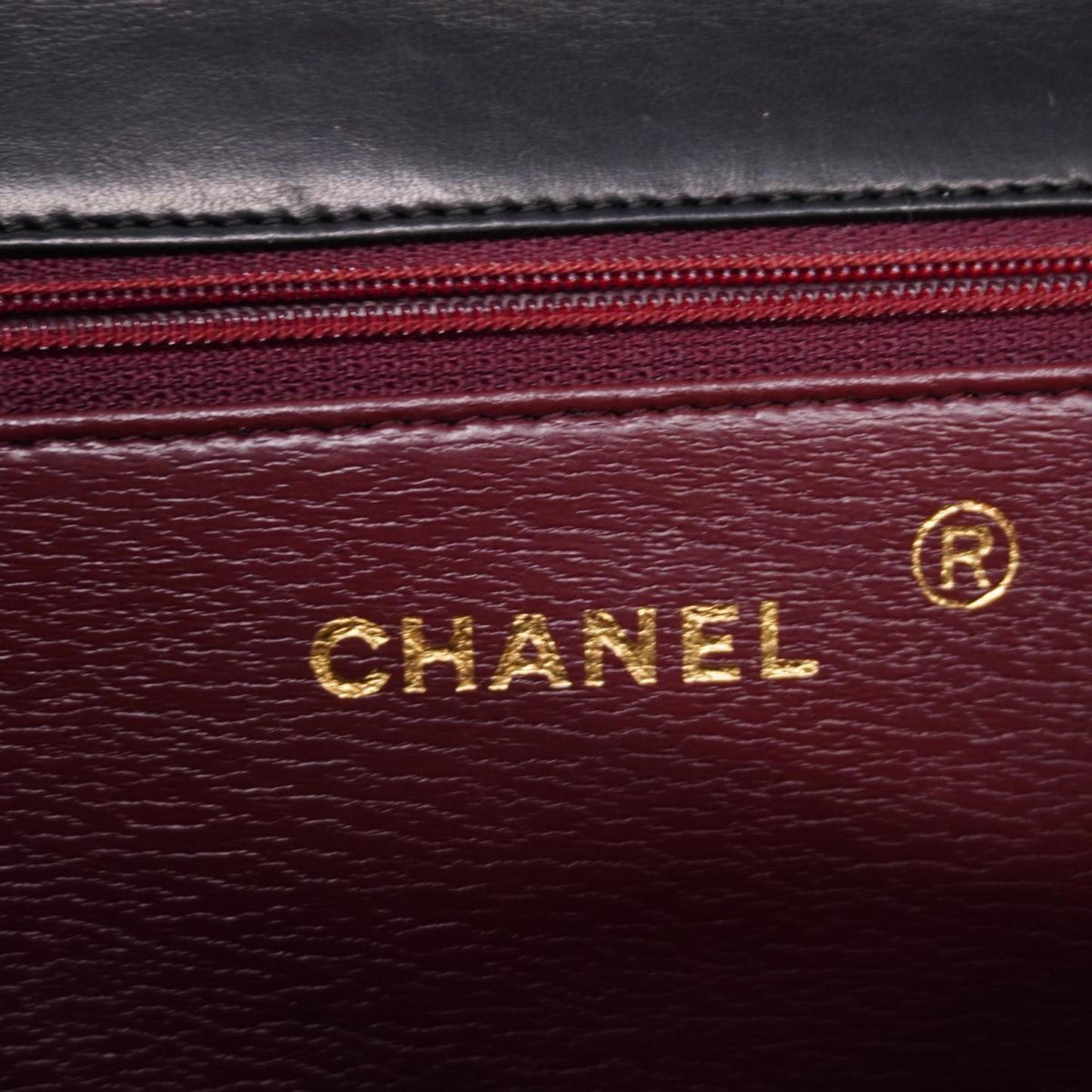 Chanel Shoulder Bag Matelasse Chain Lambskin Black Women's