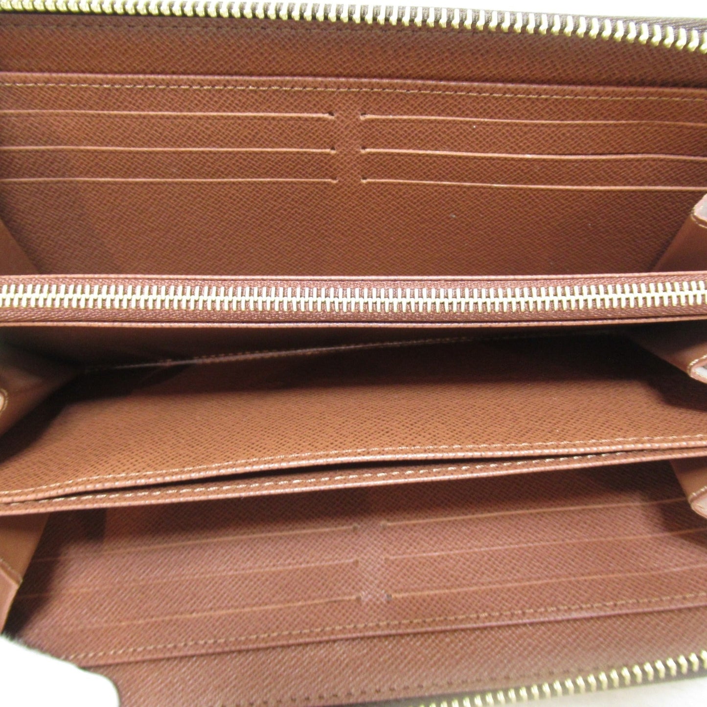 LOUIS VUITTON Zippy Wallet Round Long Wallet Brown Monogram PVC coated canvas M42616