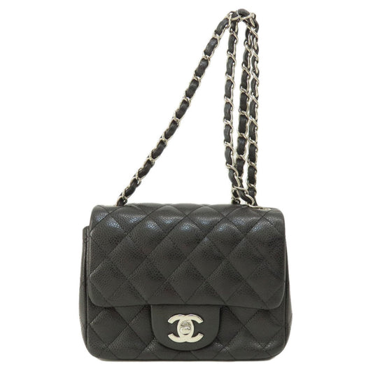 Chanel Matelasse Chain Shoulder Bag Caviar Skin Women's