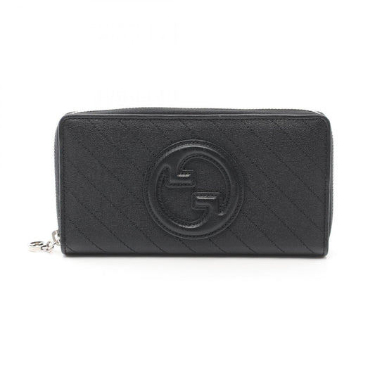 Gucci Black Leather Long Wallet (Bi-Fold) ()