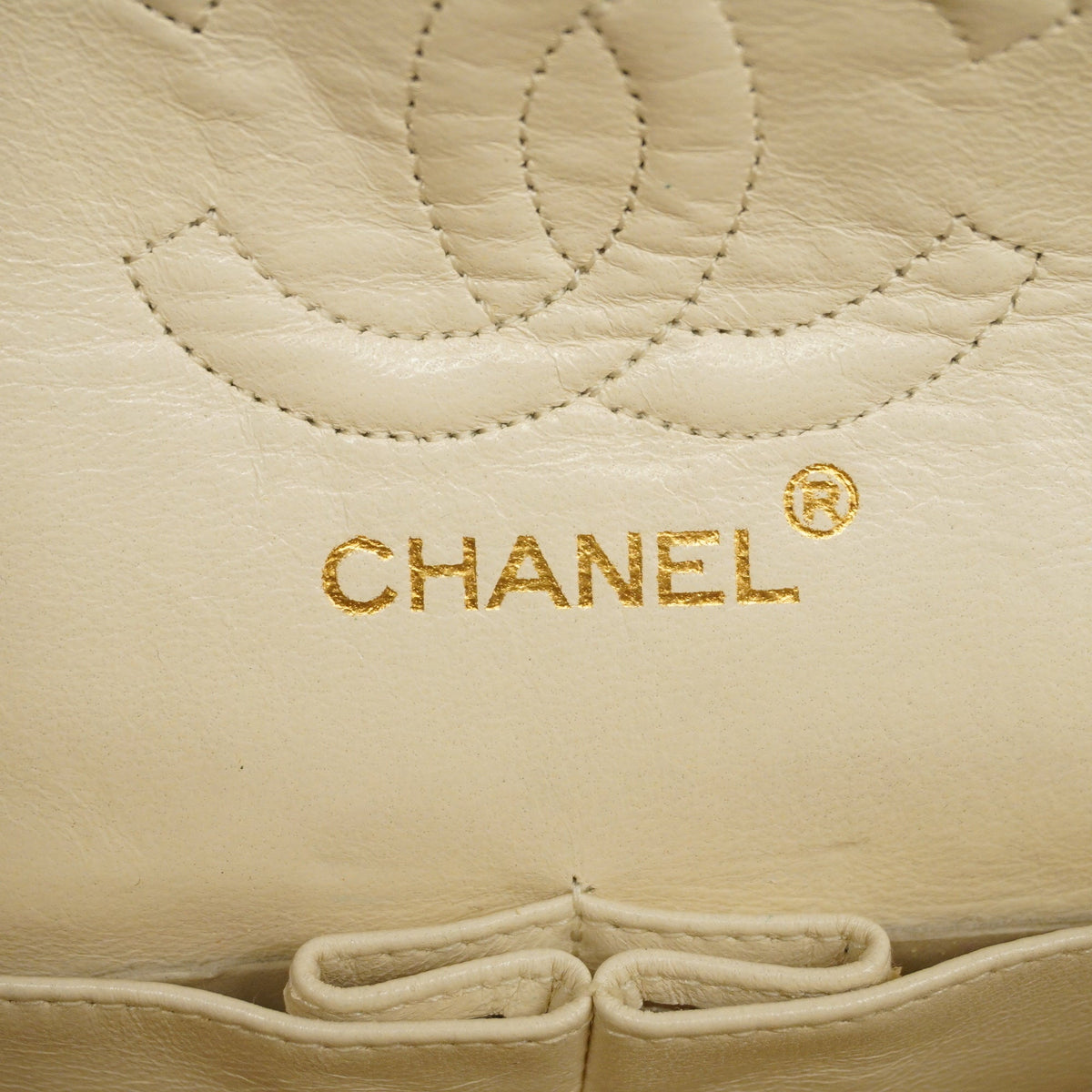 ChanelAuth  Matelasse W Flap W Chain Women's Leather Shoulder Bag White