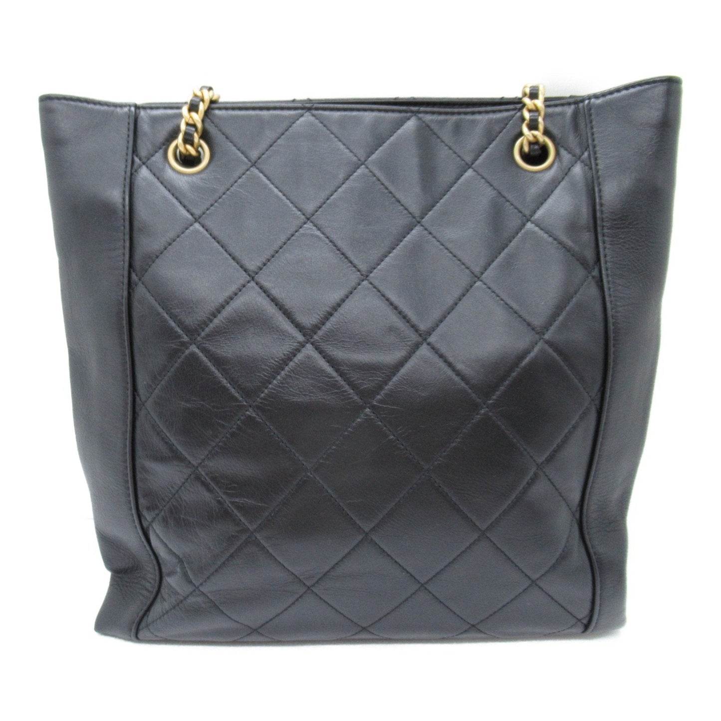 CHANEL Matelasse Shoulder tote Black Lambskin (sheep leather)