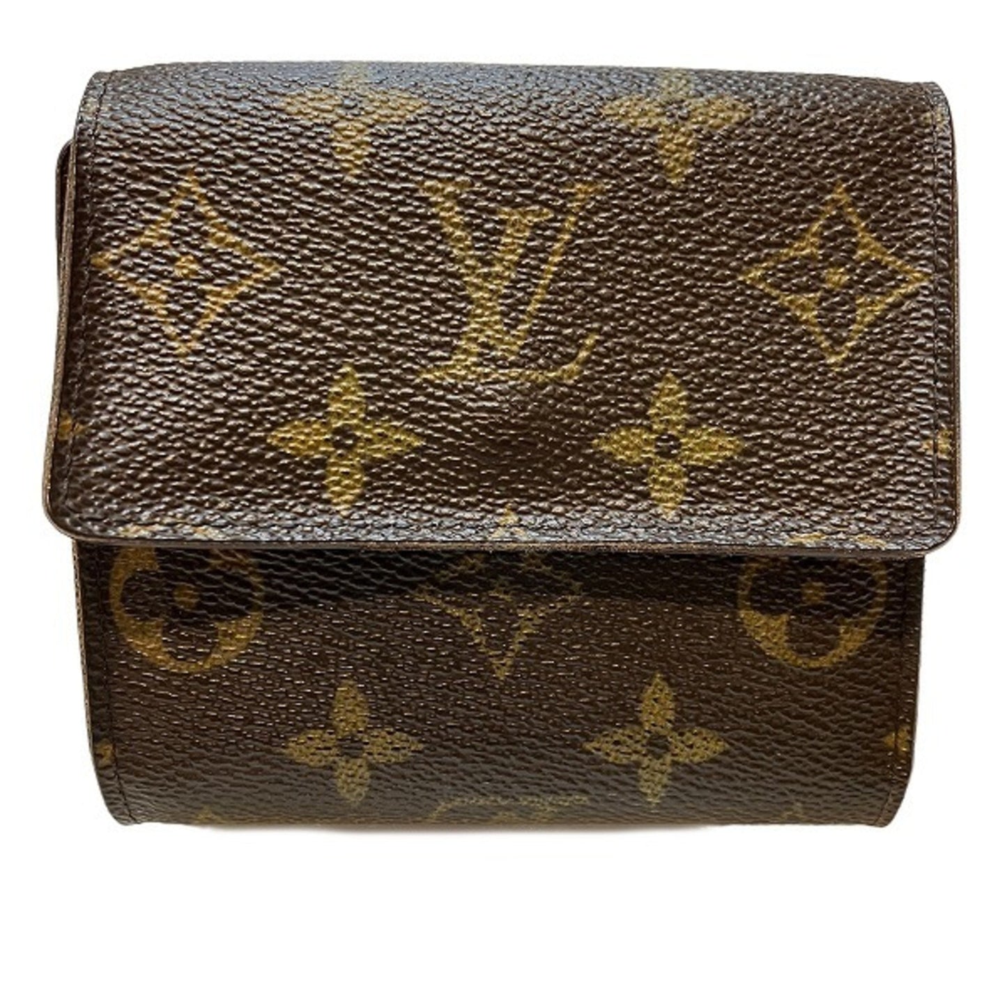 LOUIS VUITTON Monogram Portomone Bier Cult Credit M61652 Unisex Wallet