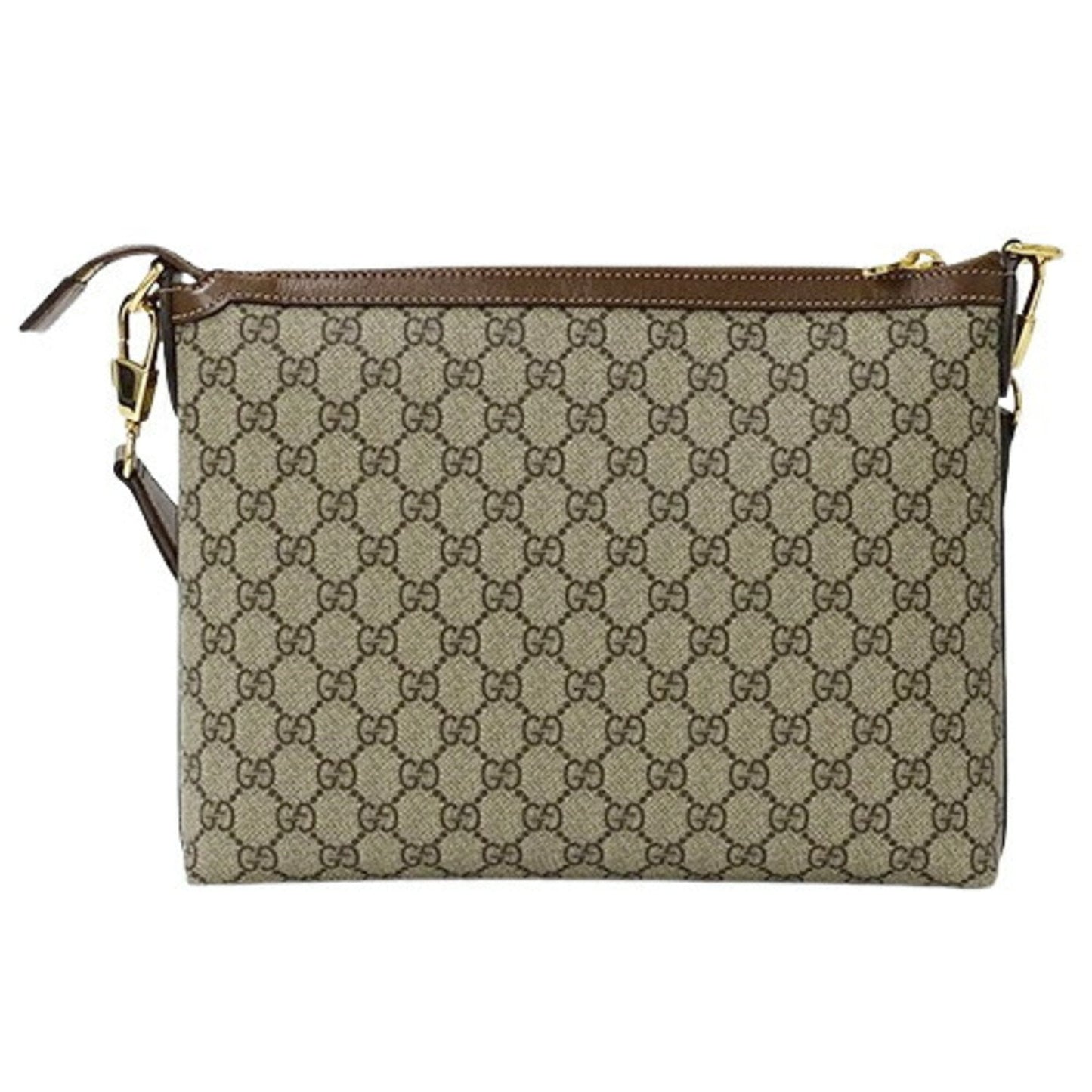 Gucci Beige Brown Gg Supreme Shoulder Bag
