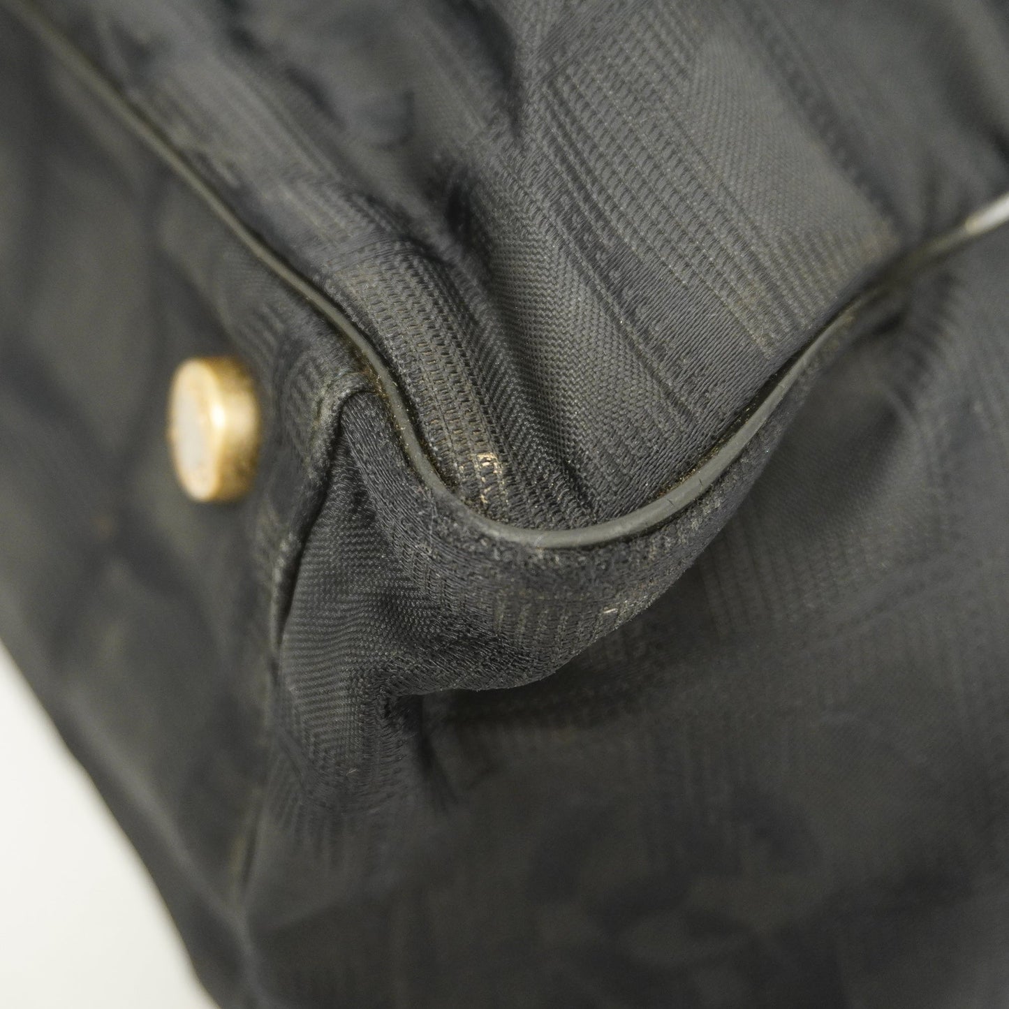 ChanelAuth  New Travel Line Tote Bag Women's Nylon Tote Bag Black