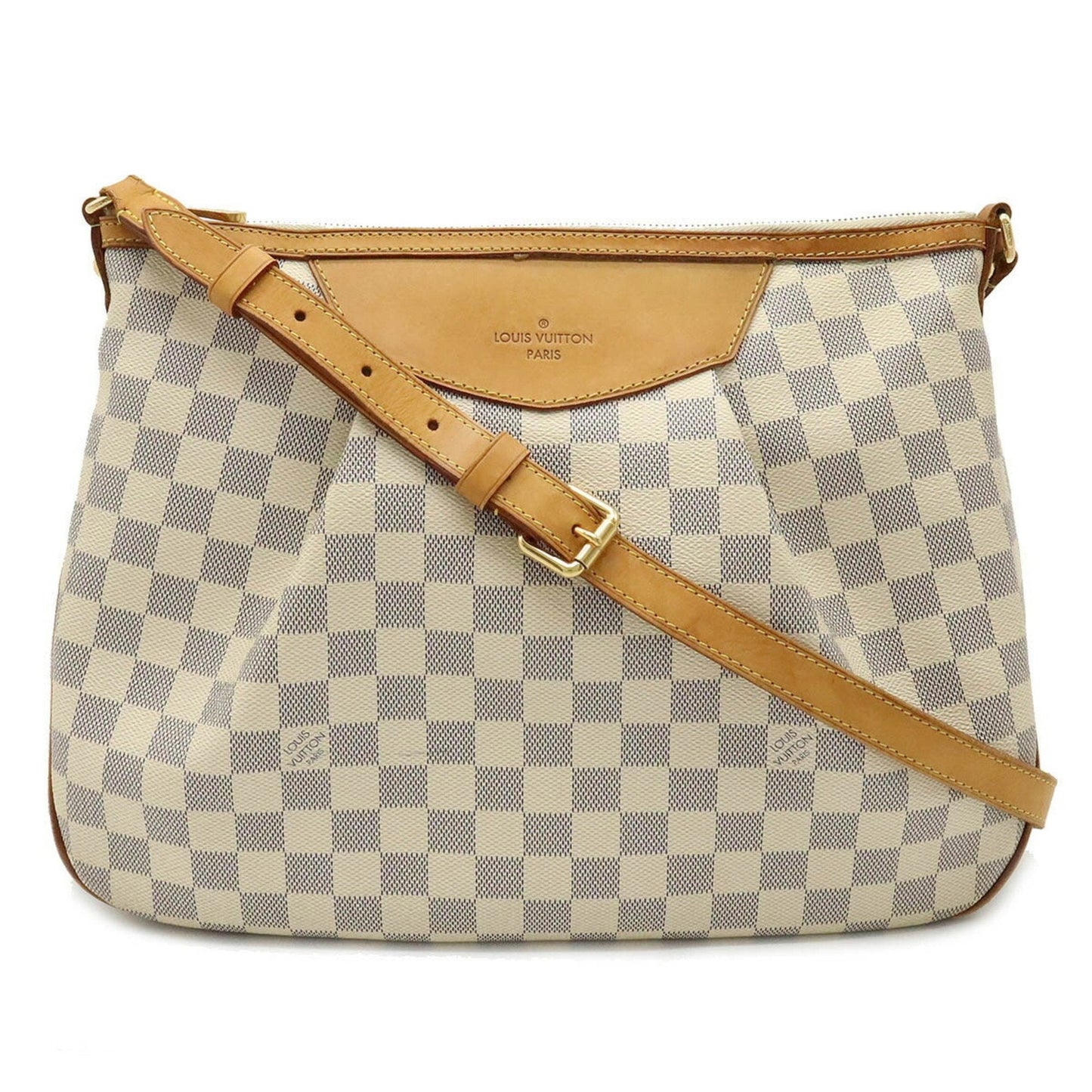 LOUIS VUITTON Damier Azur Syracuse MM Shoulder Bag N41112
