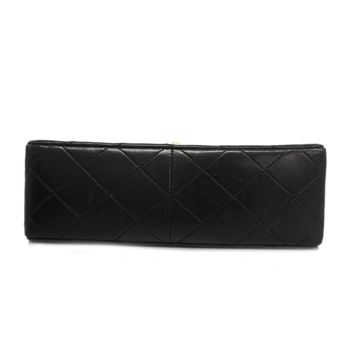 ChanelAuth  Matelasse Chain Shoulder Lambskin Women's Leather Shoulder Bag Black