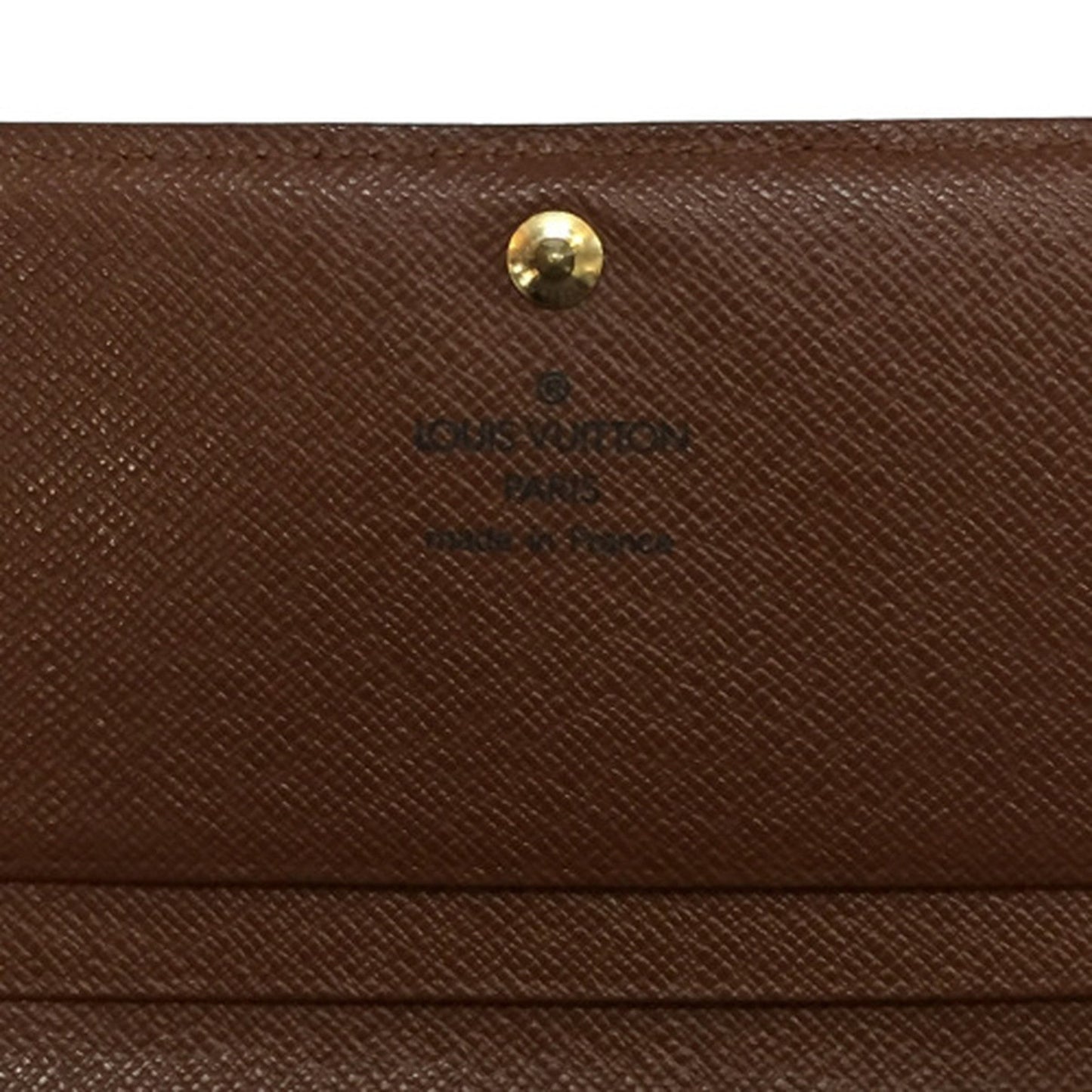 LOUIS VUITTON Portomone Vietresor Monogram M61730 LV Wallet Bifold L-shaped Zipper Women's