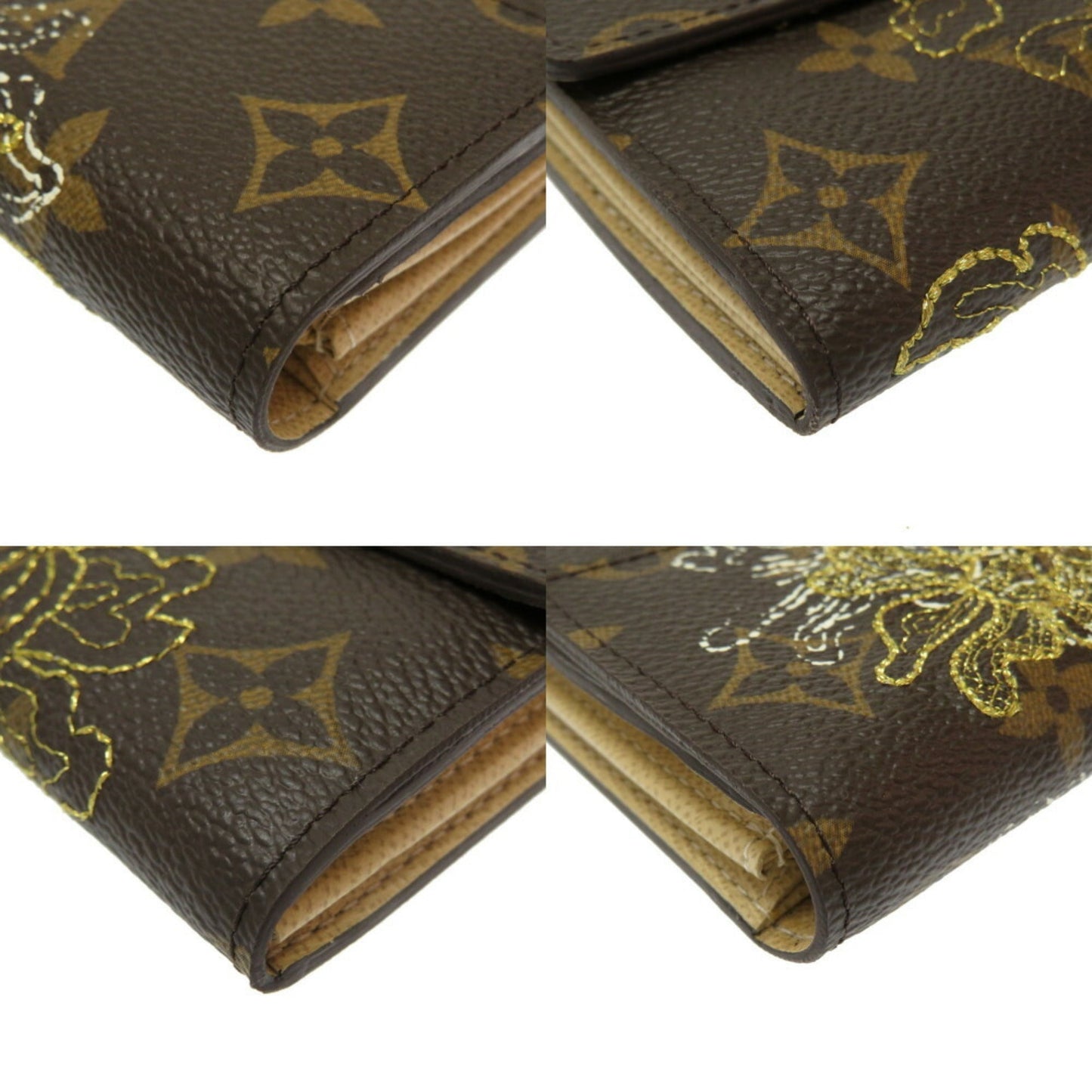 Louis Vuitton Monogram Dantel Portofeuil Sara M95389 Long Wallet 0208 LOUIS VUITTON