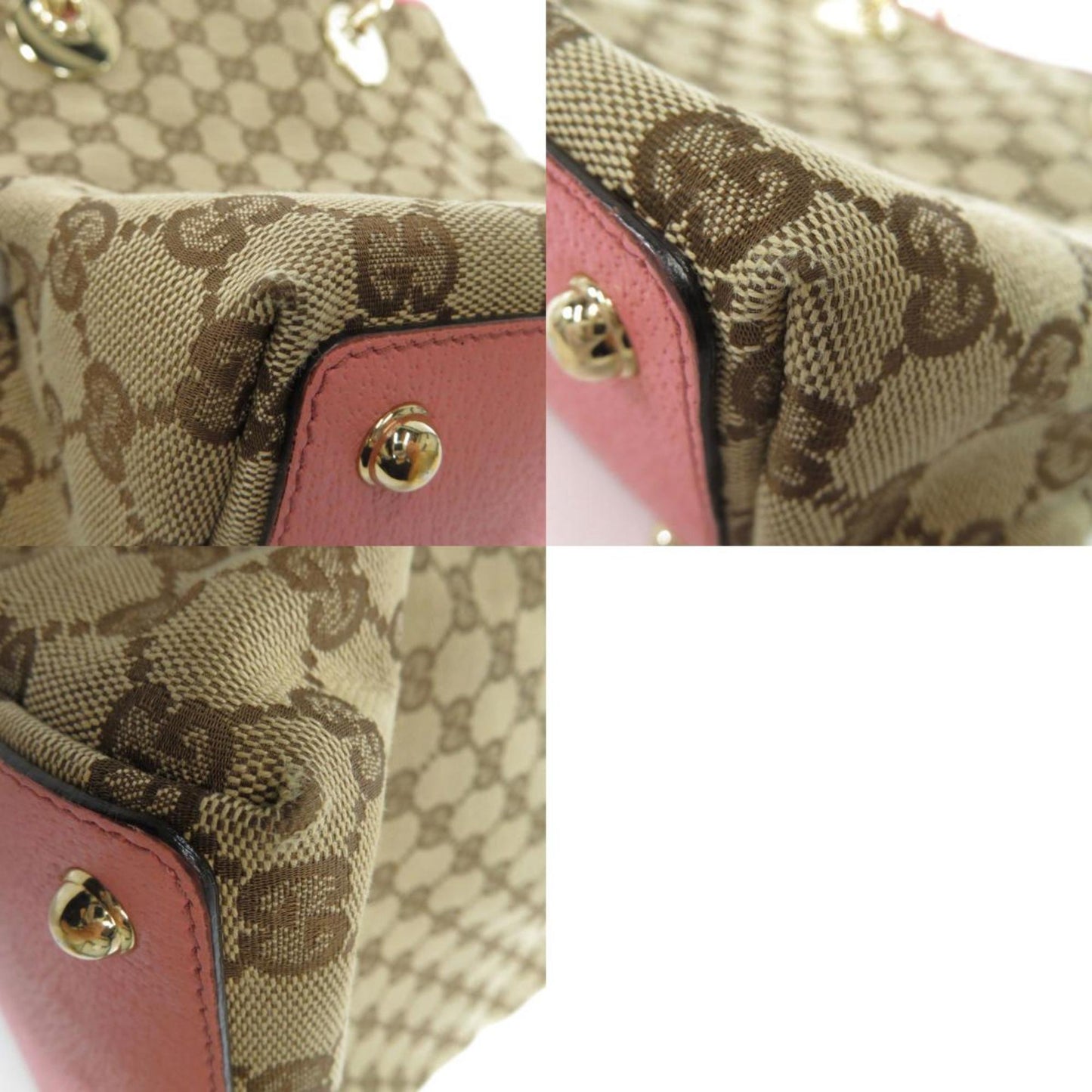 Gucci 120840 GG Tote Bag Canvas Ladies