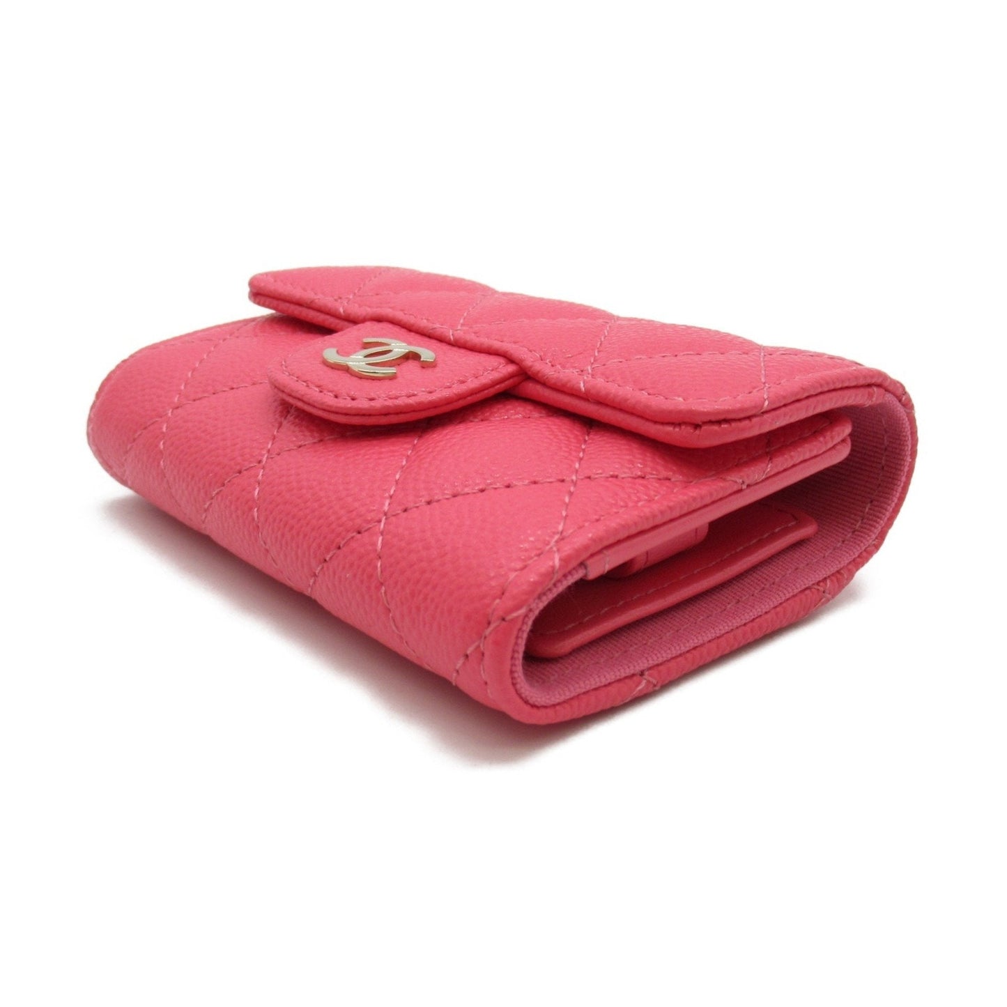 CHANEL 4-Key Case, Caviar Skin (Grained Calfskin), Women's, Pink