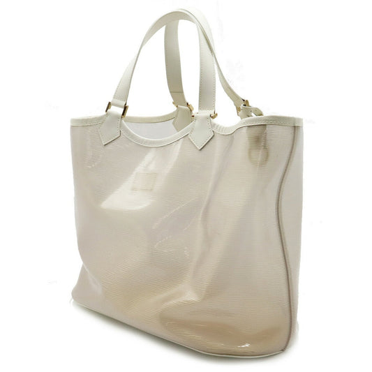 LOUIS VUITTON Epiplage Lagoon Bay Tote Bag Vinyl Leather Coconut Clear Gold M92151