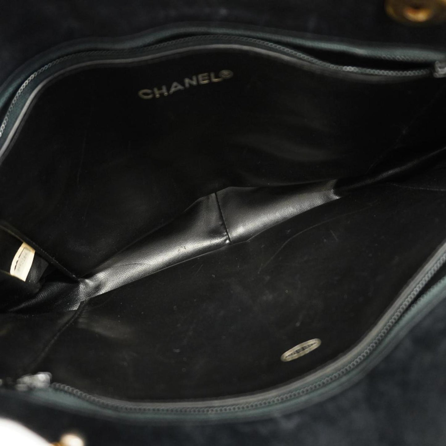 Chanel Shoulder Bag Matelasse Lambskin Black Women's