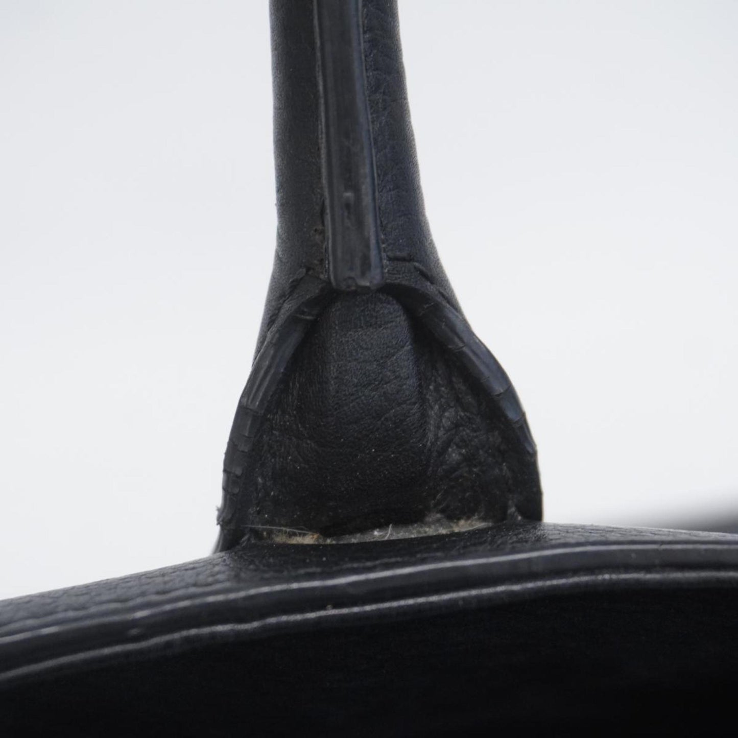 Chanel Tote Bag Executive Leather Black Women's