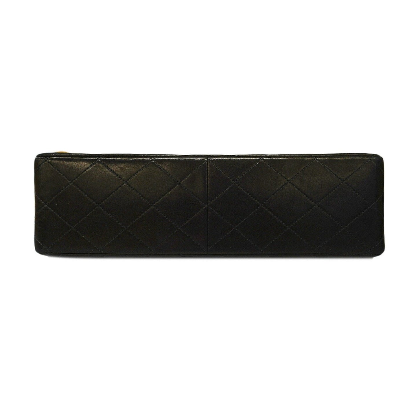Chanel Shoulder Bag Deca Matelasse W Chain Lambskin Black Women's