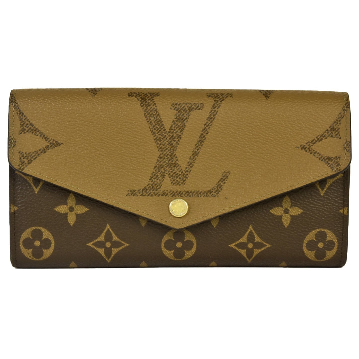 LOUIS VUITTON Portefeuille Sarah Long Wallet Monogram Giant Reverse Canvas M80726