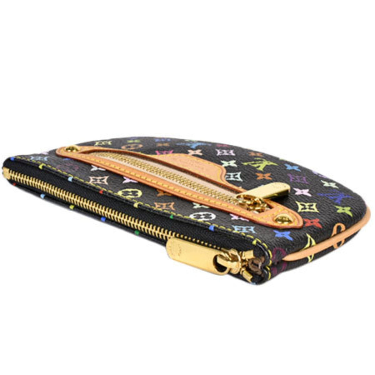 Louis Vuitton Pochette MM Monogram Multicolor Noir M60031 Pouch