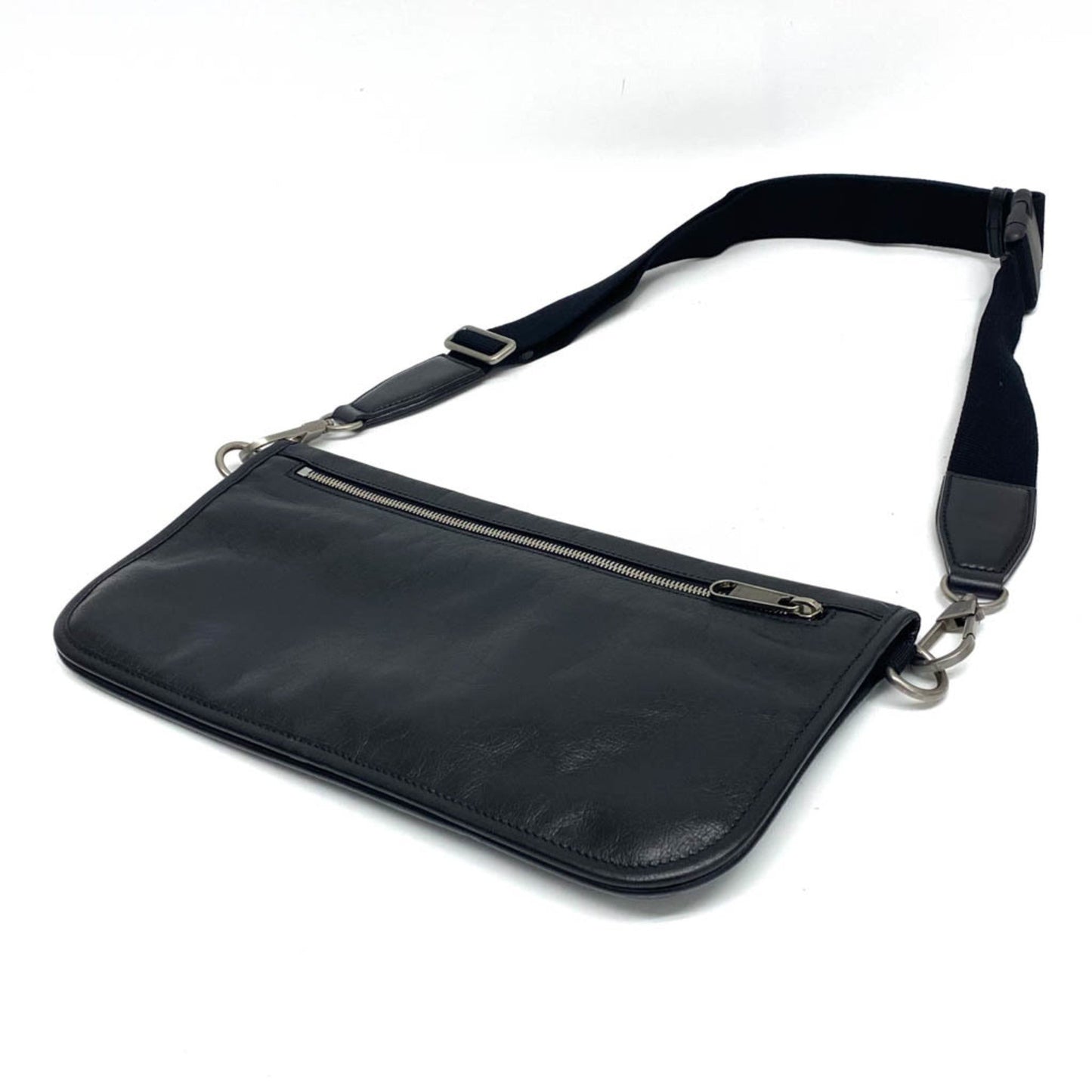 Gucci Black Leather Shoulder Bag