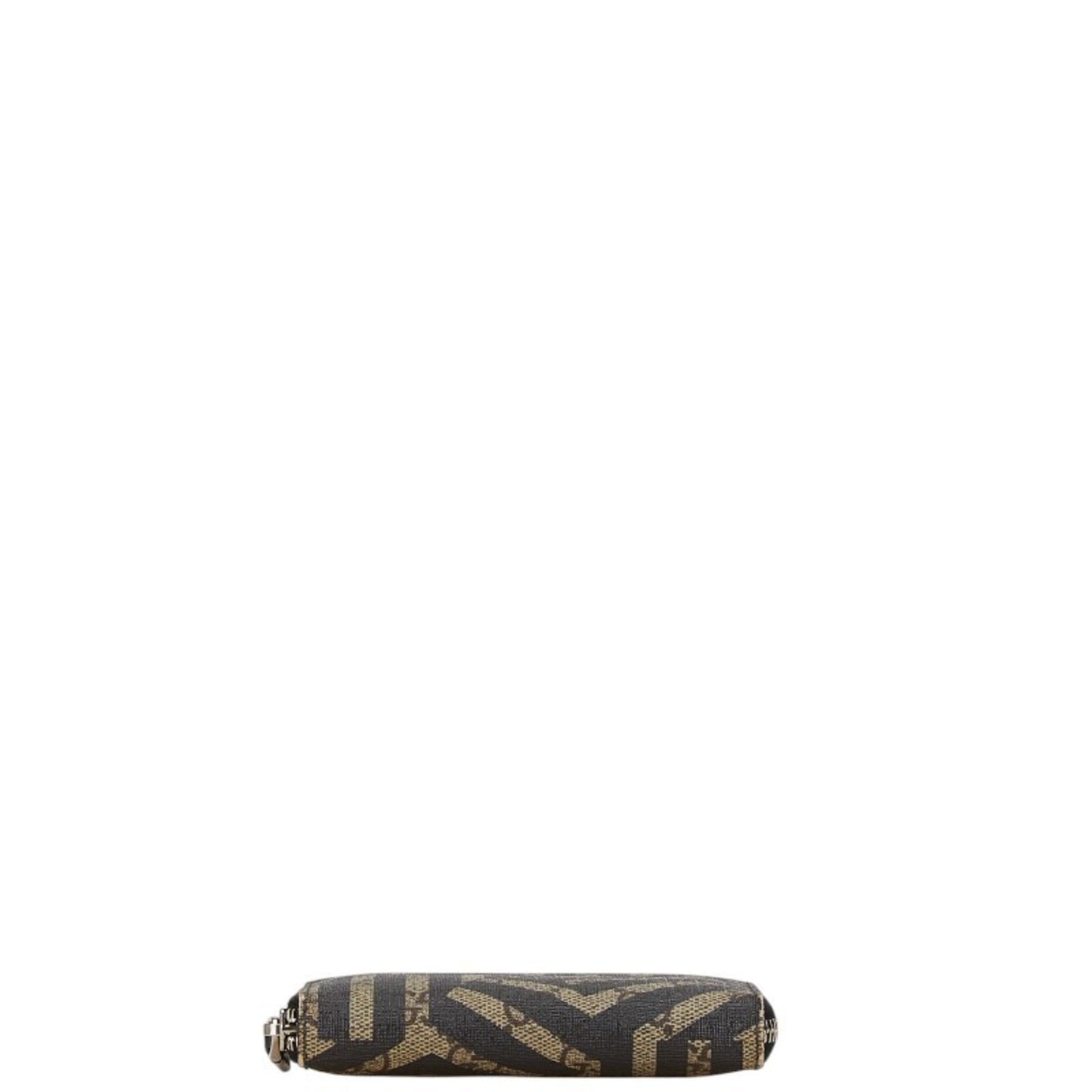 Gucci Beige Black Pvc Leather Coin Purse/Coin Case