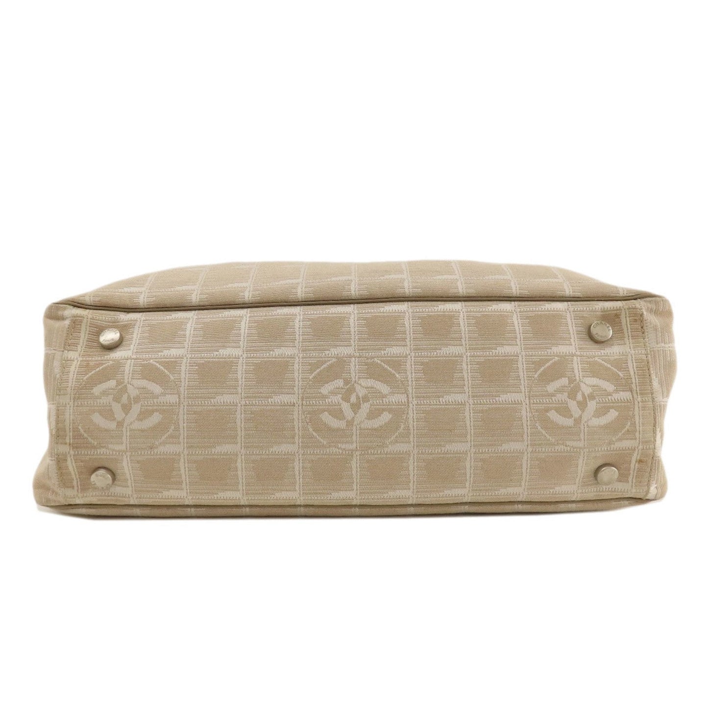 Chanel New Travel Line GM Tote Bag Nylon Jacquard Women's