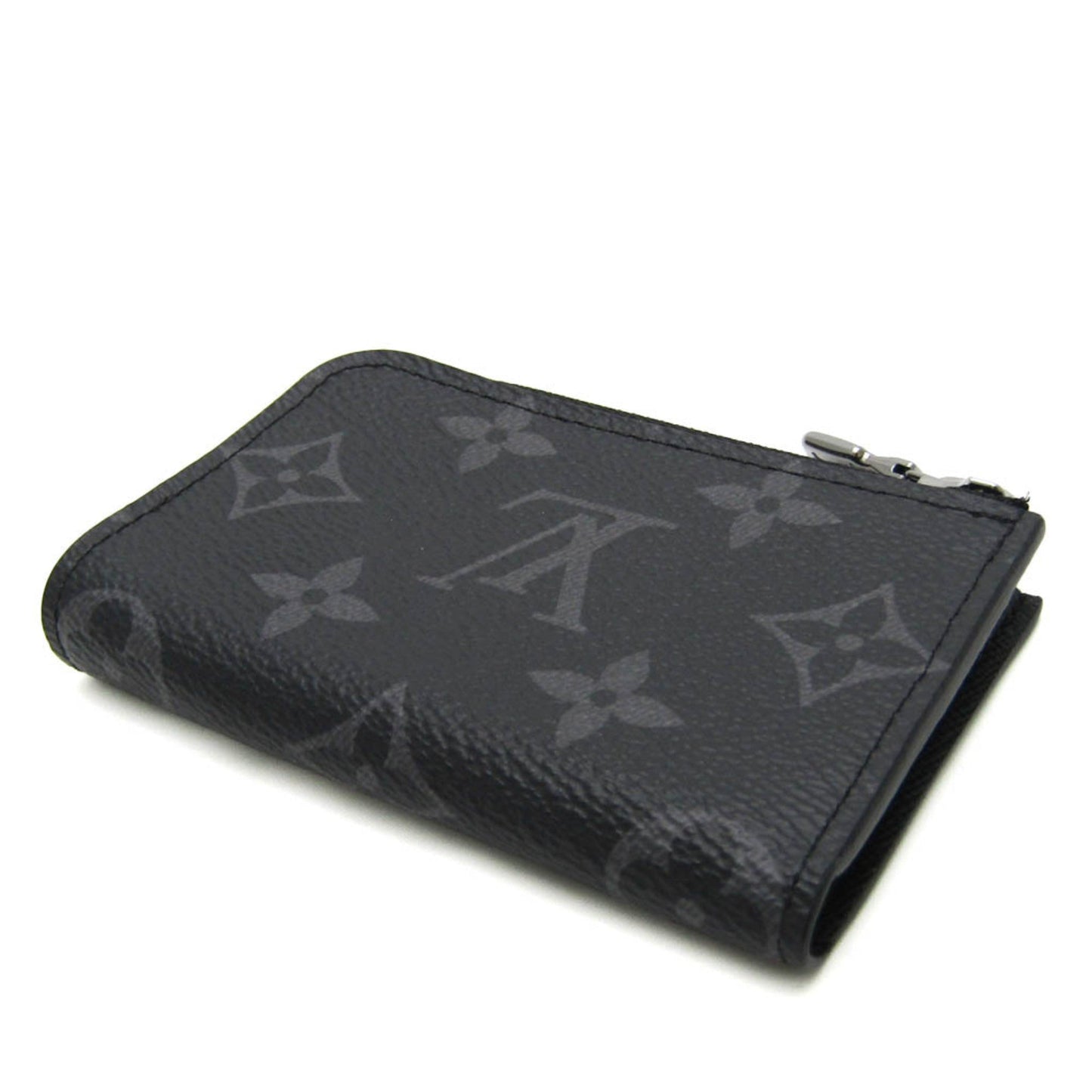 LOUIS VUITTON Monogram Eclipse COIN PURSE M63536 Men,Women Monogram Eclipse Coin Purse/coin Case Monogram Eclipse