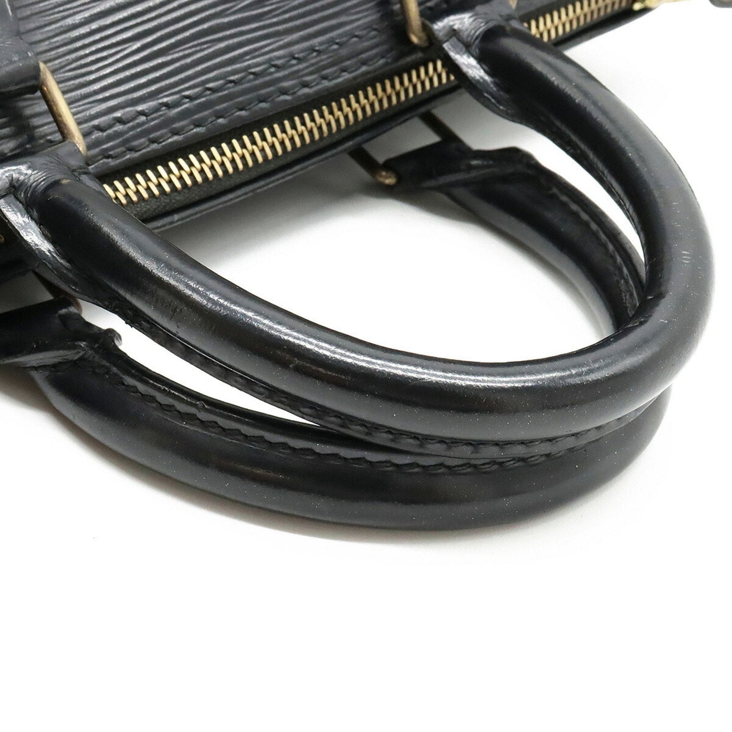LOUIS VUITTON Epi Speedy 25 Handbag Boston Bag Leather Noir Black M43012