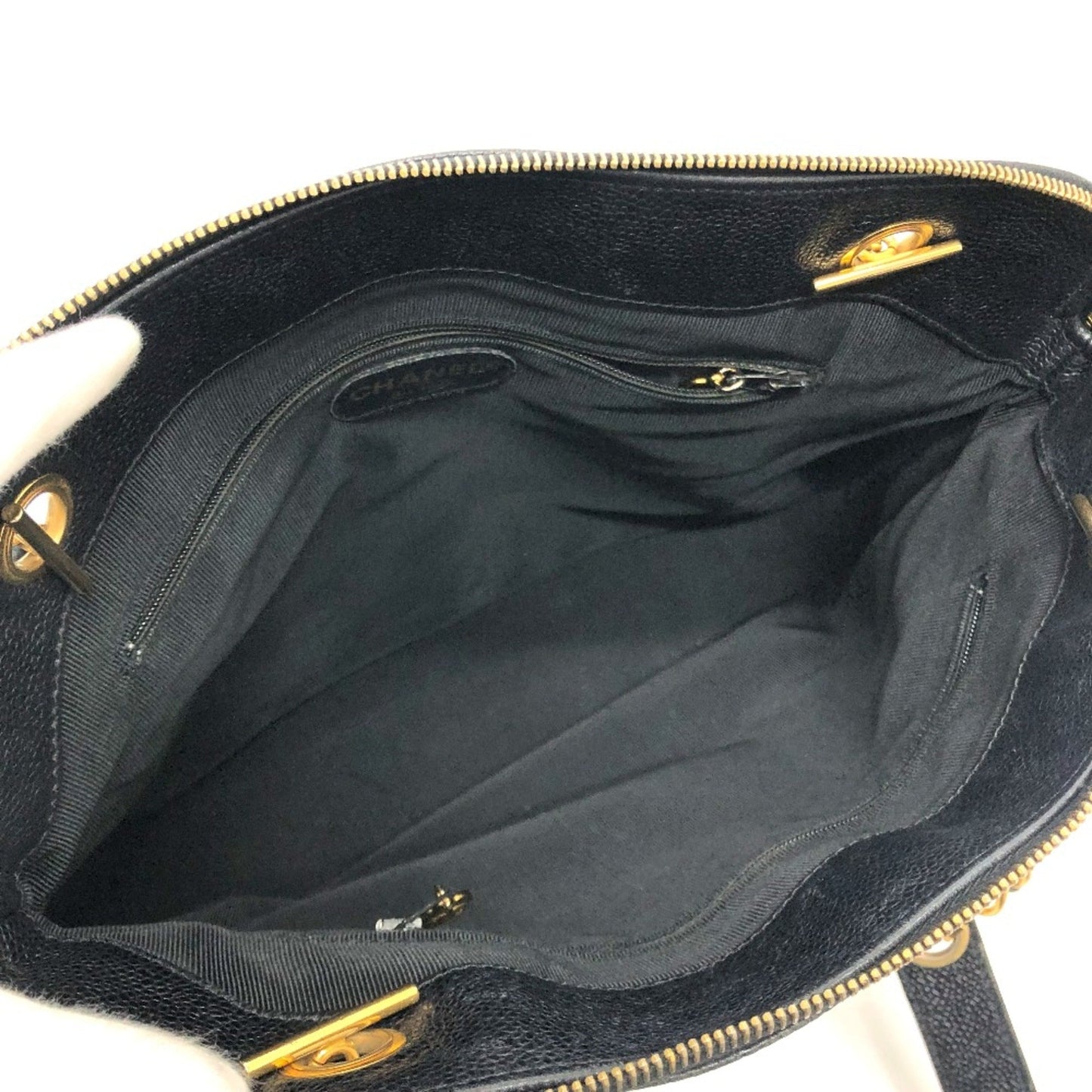 Chanel Trip Luco co Bag Tote Bag Black