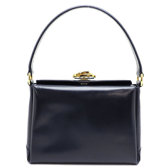 Gucci Navy Leather Handbag ()