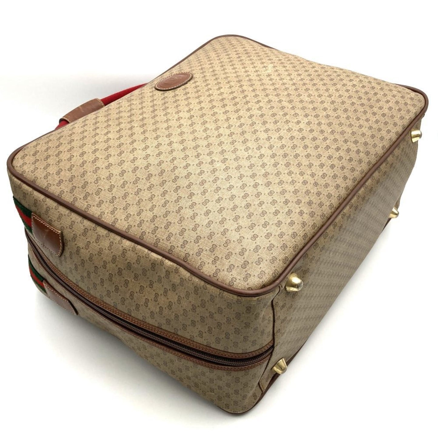 Gucci Brown Gg Supreme Boston Bag