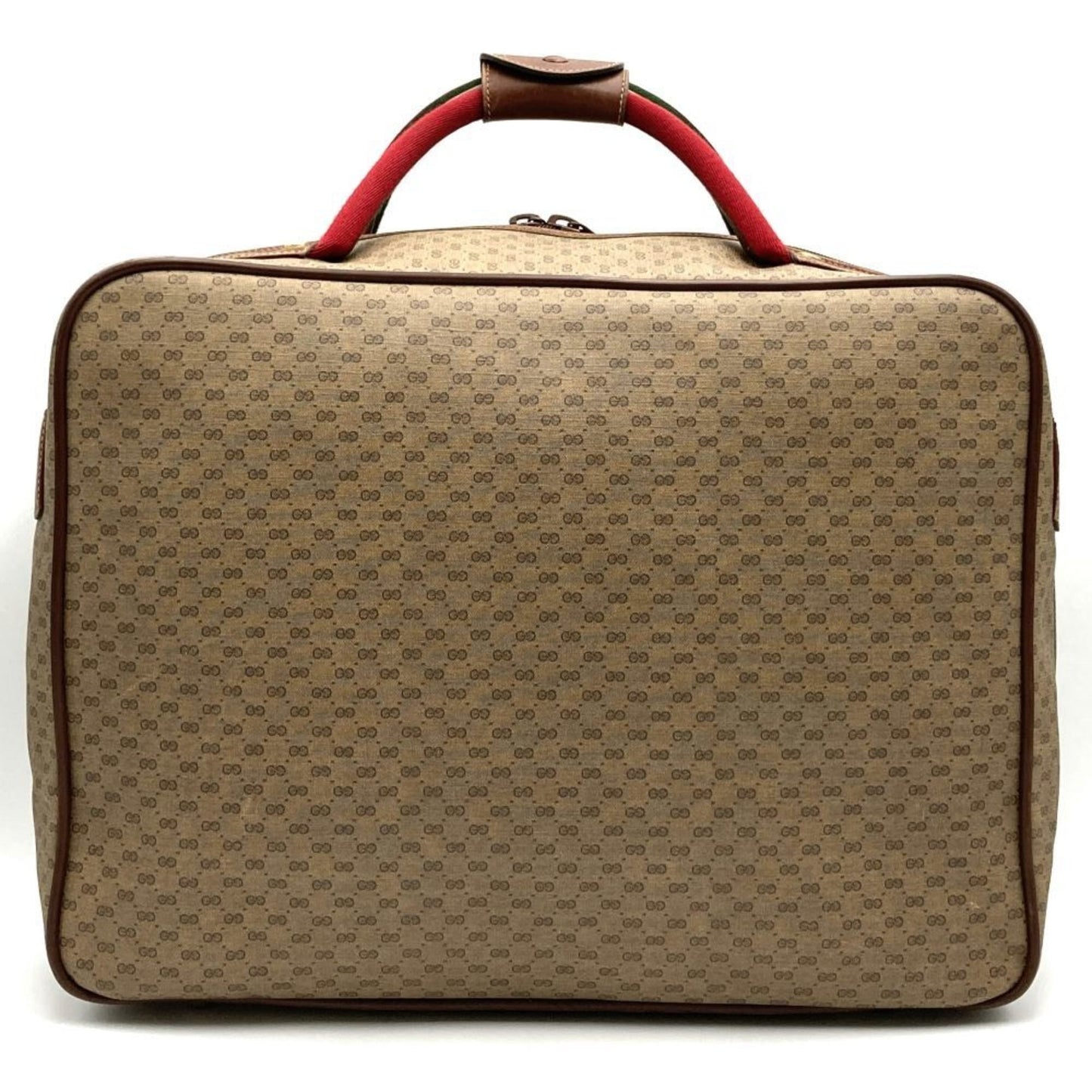 Gucci Brown Gg Supreme Boston Bag