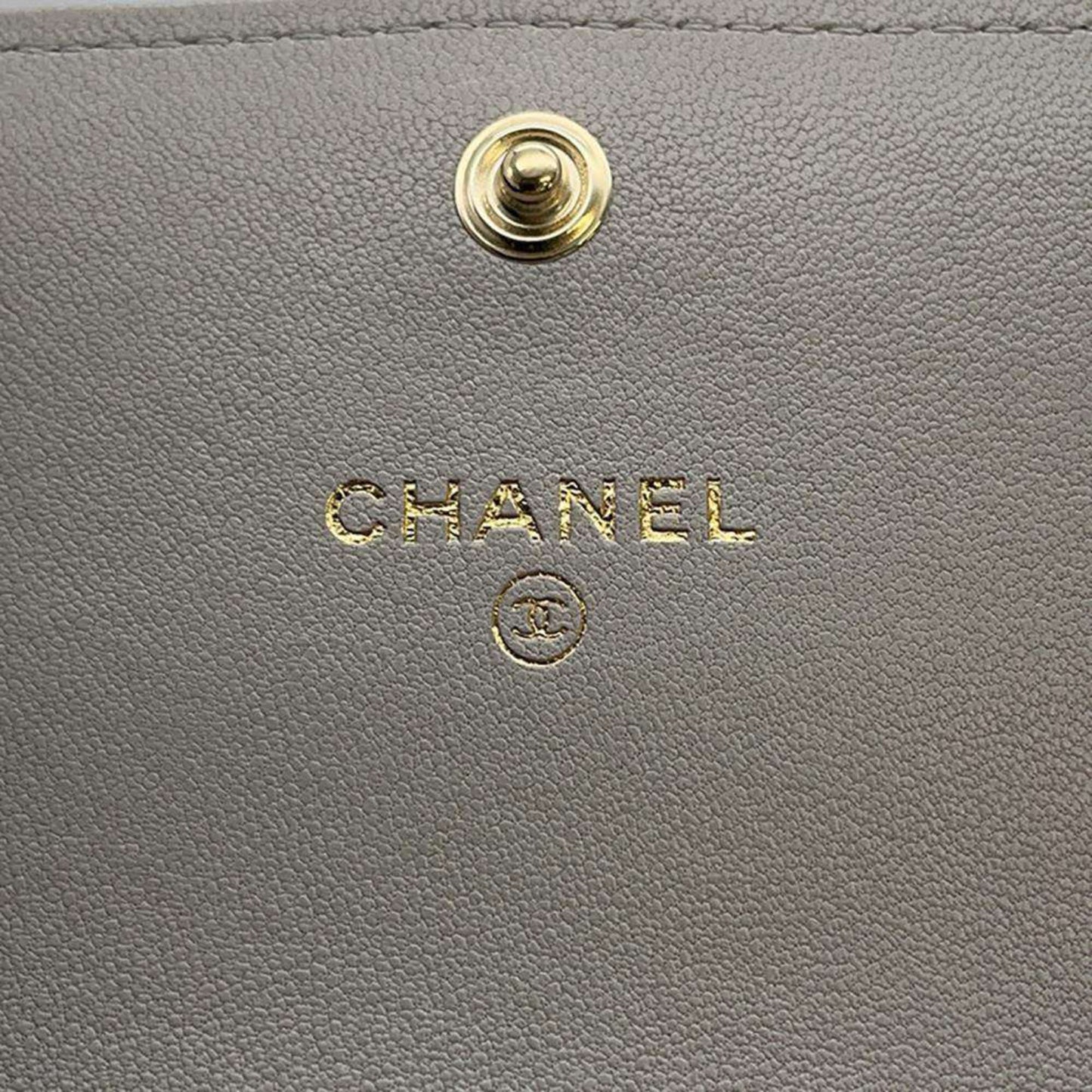 Chanel Chain Wallet 19 Flap Matelasse Lambskin AP2409 CHANEL Wallet/Coin Case Business Card Holder/Card Women's WALLET