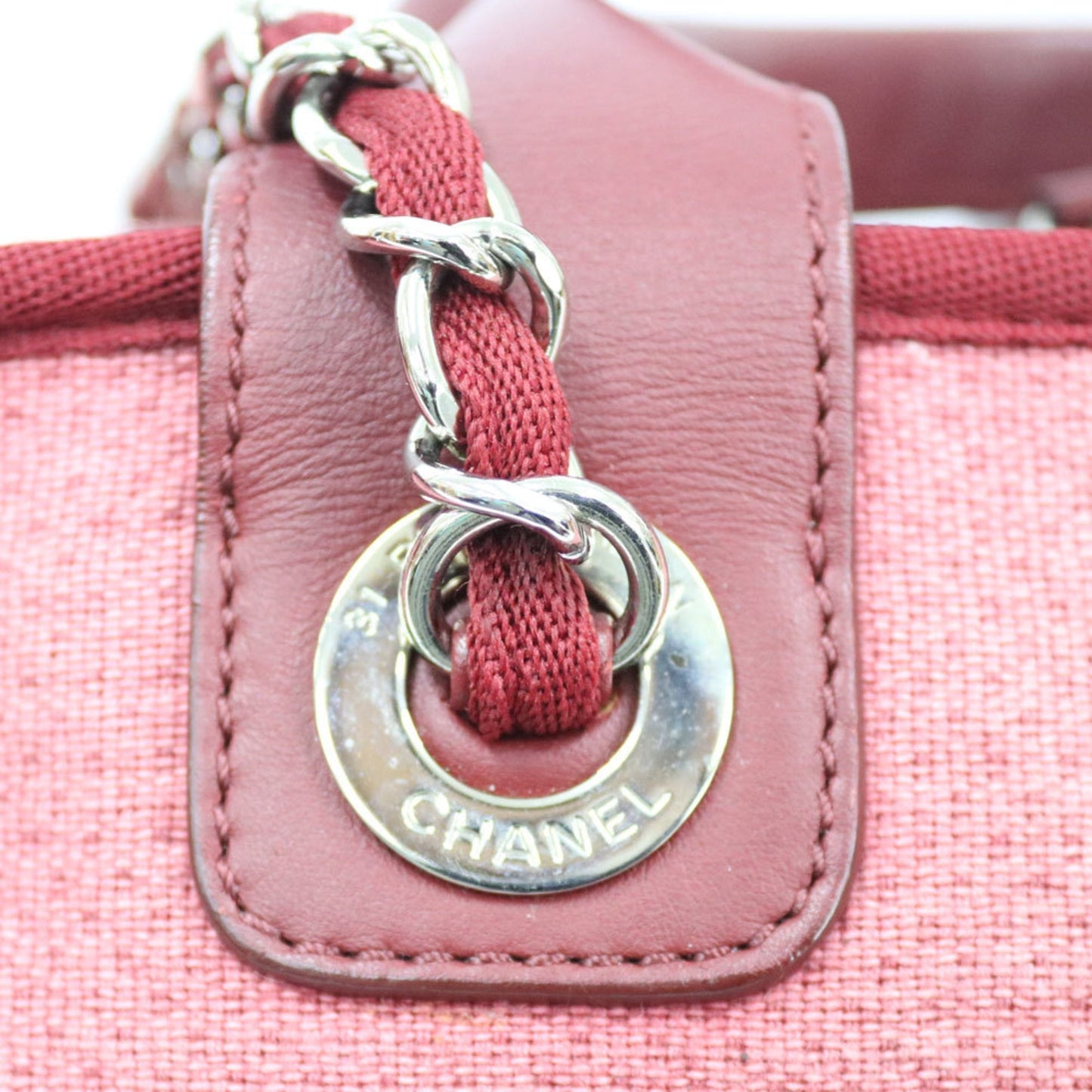 CHANEL Shoulder Bag Handbag Red Ladies