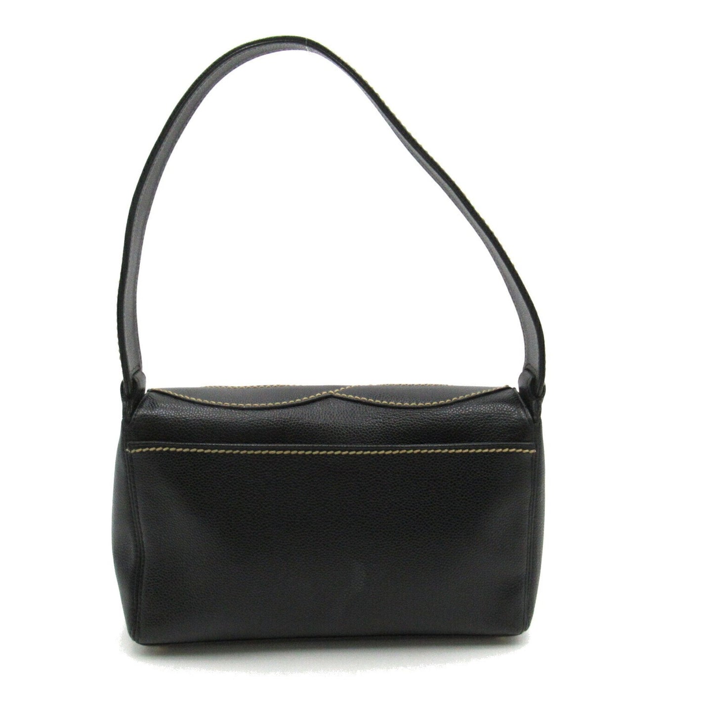 CHANEL Coco Mark Shoulder Bag Caviar Skin (Grained Calf) Women's Black