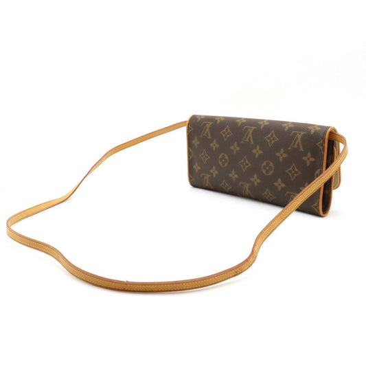 LOUIS VUITTON Monogram Pochette Twin GM Shoulder Bag Clutch M51852