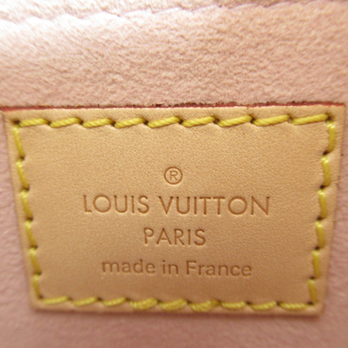 LOUIS VUITTON Palas BB 2way Shoulder Bag Brown Rose poodle Monogram PVC coated canvas M44034
