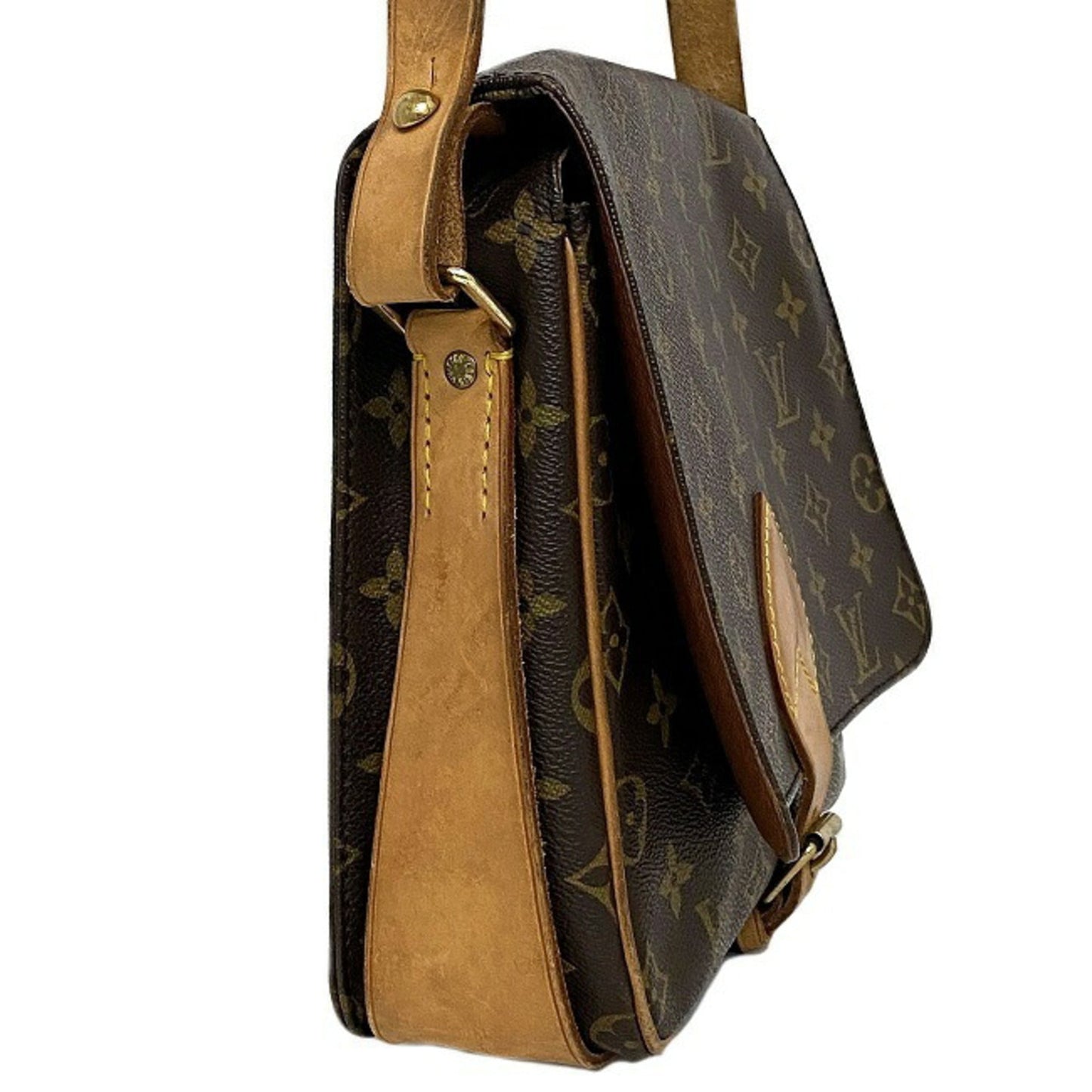 Louis Vuitton Shoulder Bag Cartesier GM Brown Monogram M51252 SL1905 LOUIS VUITTON Flap Women's Nume