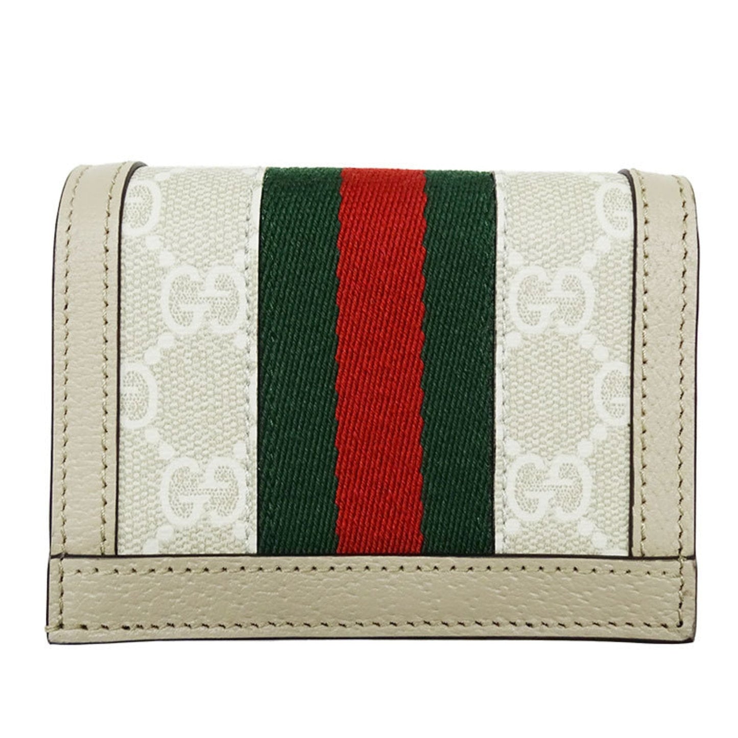 Gucci Beige Gg Supreme Canvas Wallet (Bi-Fold)