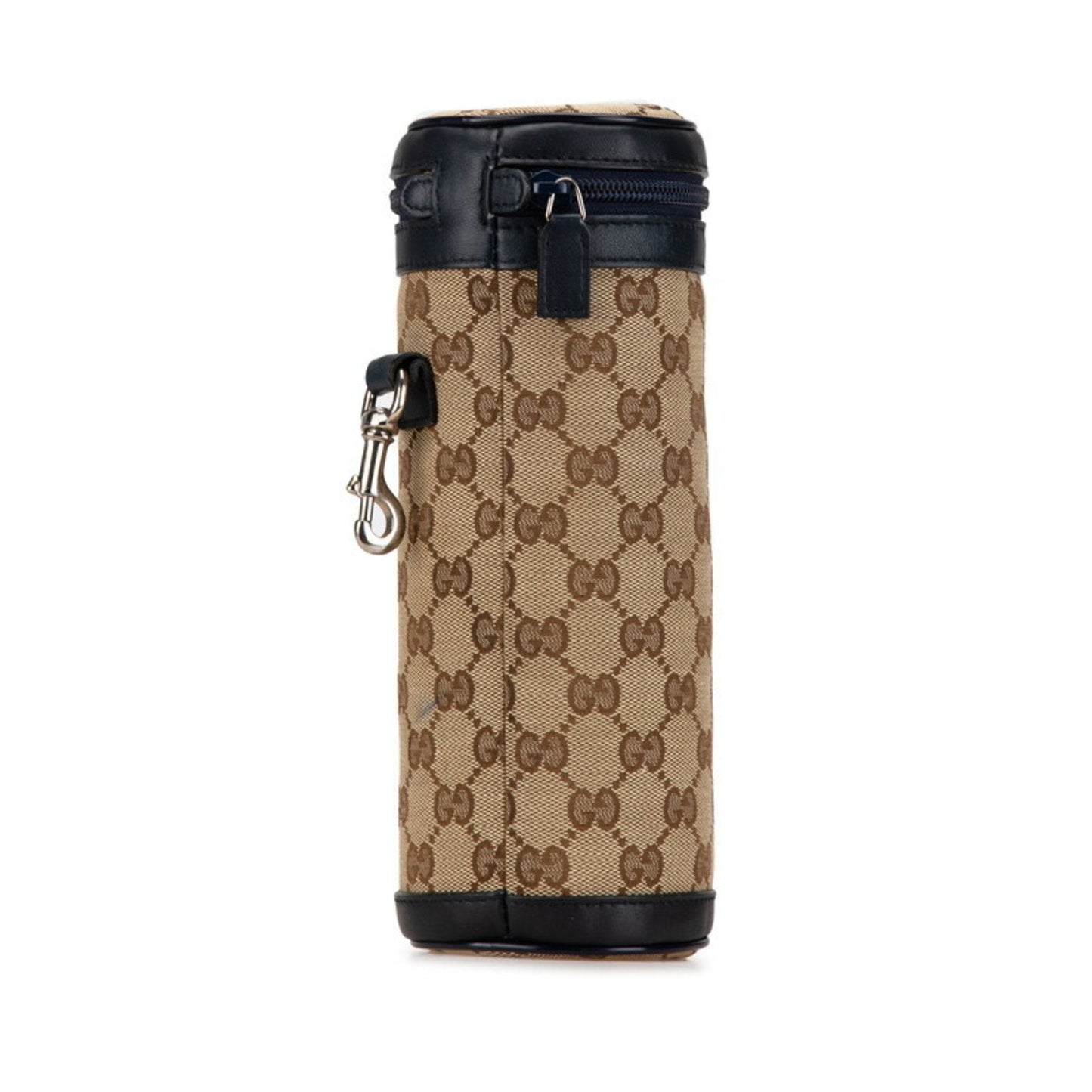 Gucci Gg Canvas Beige Navy Gg Canvas Pouch