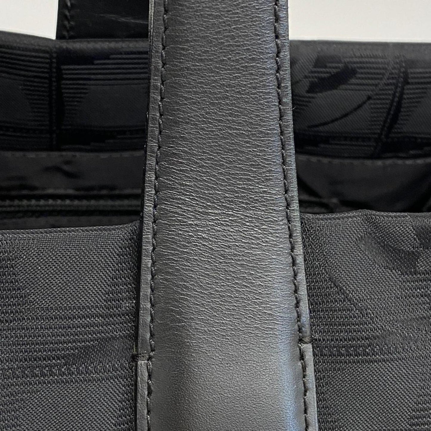 Chanel Tote Bag New Travel Nylon Black Champagne Women's